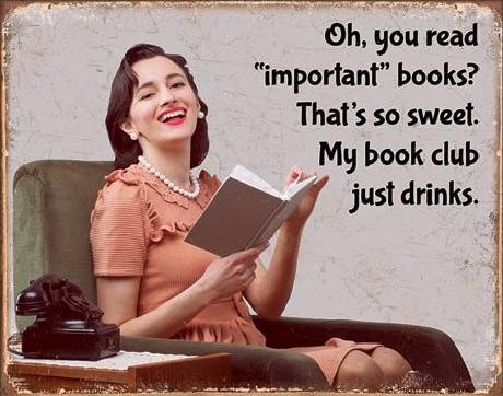 Μεταλλική πινακίδα Book Club