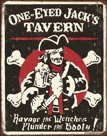Μεταλλική πινακίδα SCHOENBERG - One Eyed Jack's Tavern