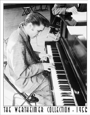 Μεταλλική πινακίδα WERTHEIMER - ELVIS PRESLEY - Playing Piano