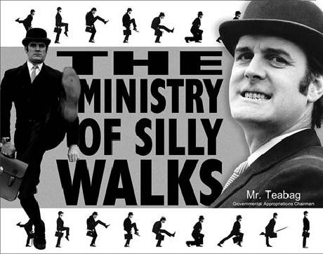Μεταλλική πινακίδα MONTY PYTHON - Ministry Of Silly Walks