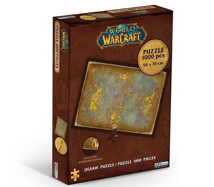 Puzzle World of Warcraft - Azeroth's Map