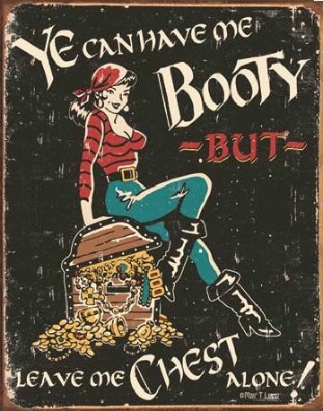 Metallikyltti MOORE - Me Booty