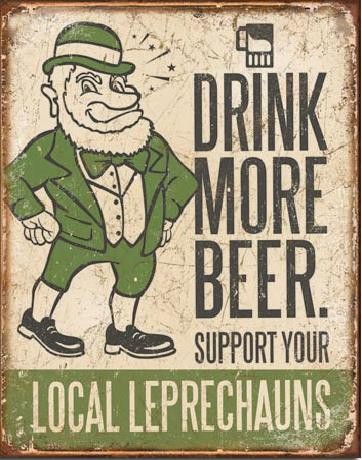Metallikyltti BEER - Drink More