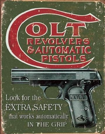 Metallikyltti COLT - extra safety