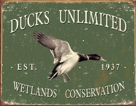 Μεταλλική πινακίδα DUCK UNLIMITED SINCE 1937