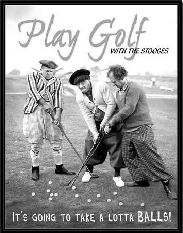Μεταλλική πινακίδα STOOGES - lotta balls