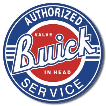 Metallikyltti BUICK SERVICE