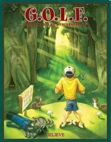 Metallikyltti GOLF - believe