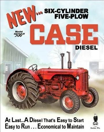 Metallikyltti CASE - 500 diesel