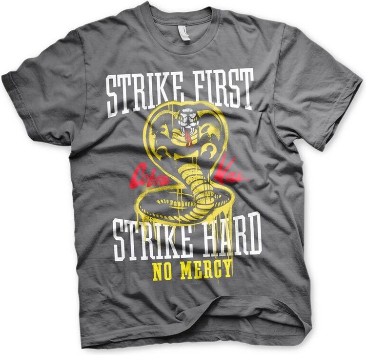 Majica Cobra Kai - Strike First - Strike Hard - No Mercy