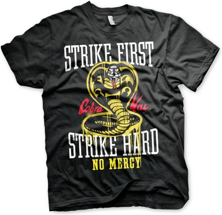 Μπλουζάκι Cobra Kai - Strike First - Strike Hard - No Mercy