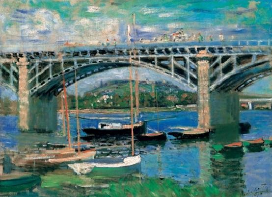 Εκτύπωση τέχνης The Bridge at Argenteuil, 1874