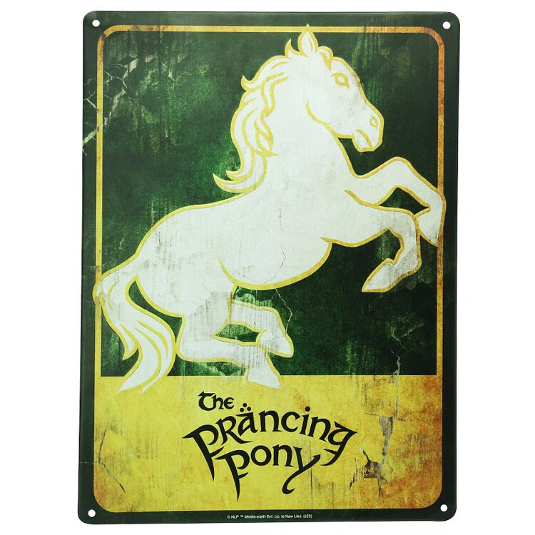 Μεταλλική πινακίδα The Lord of the Rings - Prancing Pony