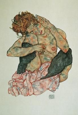 Art Print Sitting Woman