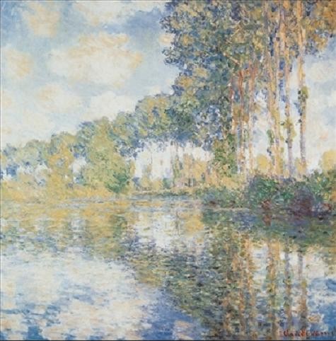 Poplars on the Banks of the River Epte Картина