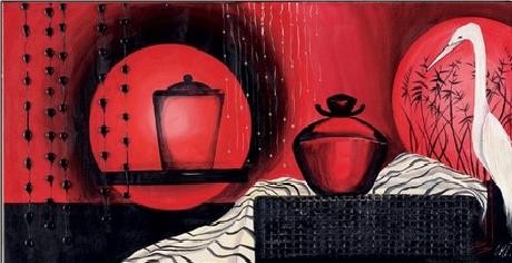 Art Print Luna rossa