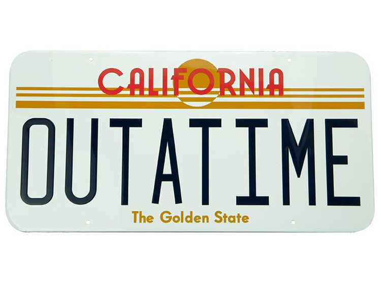 Μεταλλική πινακίδα Back to the Future - OutaTime