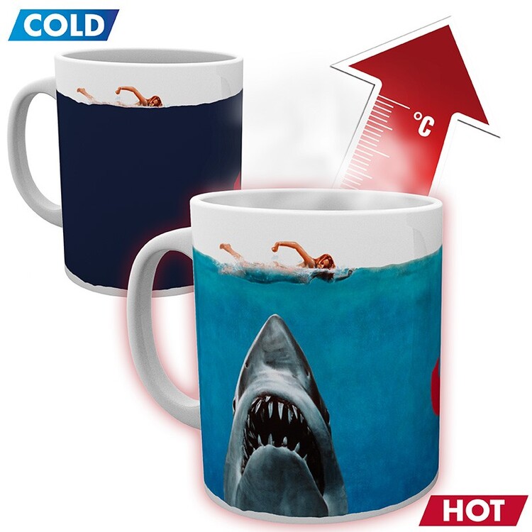 Šalica koja mijenja boju Jaws - One Sheet