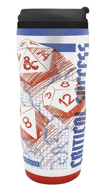 Κούπα ταξιδιού Dungeons and Dragons - Sketch Dice