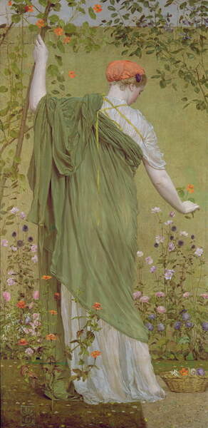 Плакат A Garden, 1869