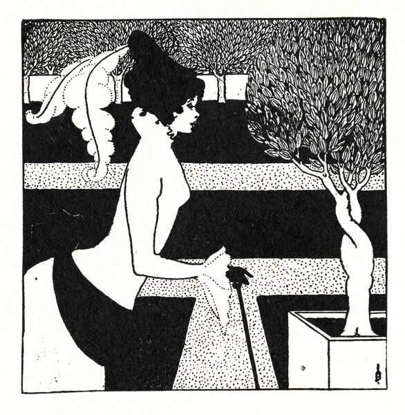 Плакат 'The Yellow Book', Volume II, July, 1894, 1899