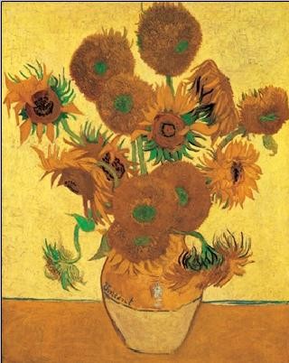 Art Print Vincent van Gogh - Sunflowers