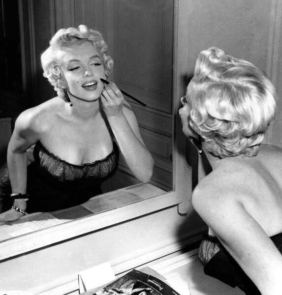 Juliste On The Set, Marilyn Monroe.