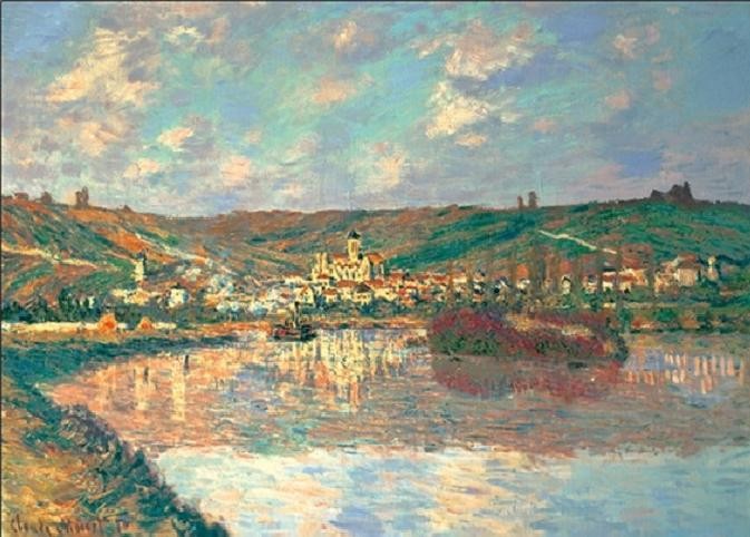 End of the afternoon in Vétheuil Картина