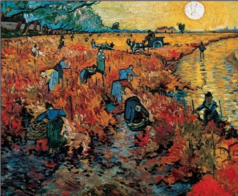 The Red Vineyards near Arles, 1888 Картина