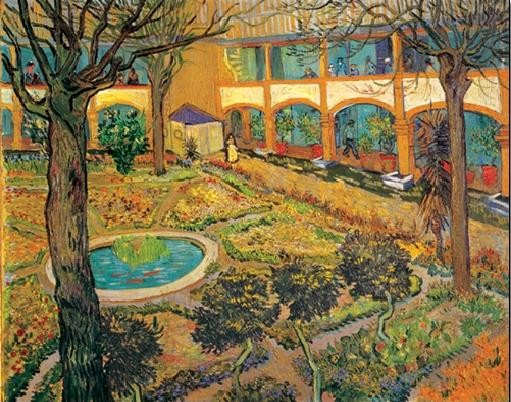 Garden of the Hospital in Arles, 1889 Картина