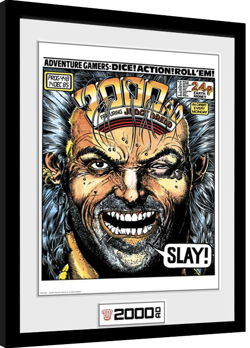 Framed poster 2000 AD - Slay