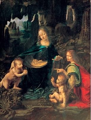 The Virgin of the Rocks - Madonna of the Rocks Картина