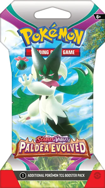 Pokémon TCG -  SV02 Paldea Evolved - 1 Blister Booster