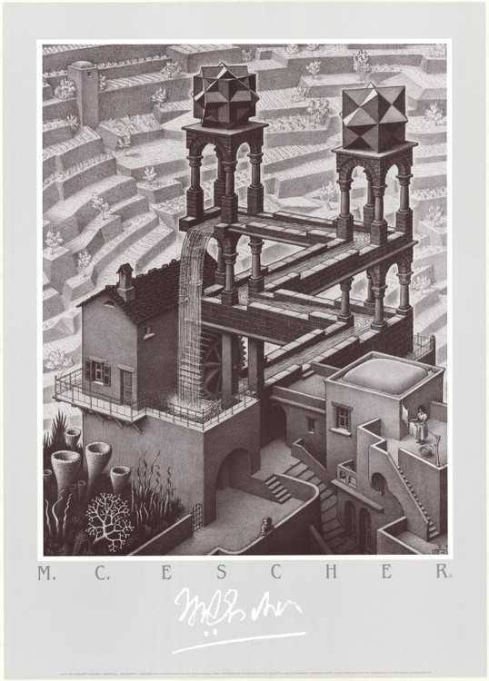 Art Print Waterfall, 1961