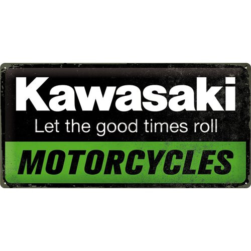 Μεταλλική πινακίδα Kawasaki Motorcycles