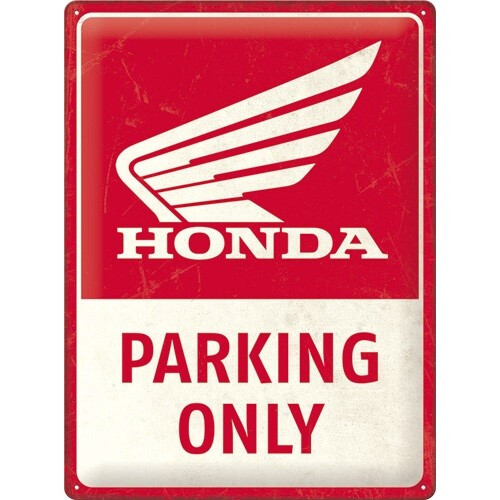 Μεταλλική πινακίδα Honda Parking Only