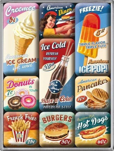 Μαγνητάκι American food