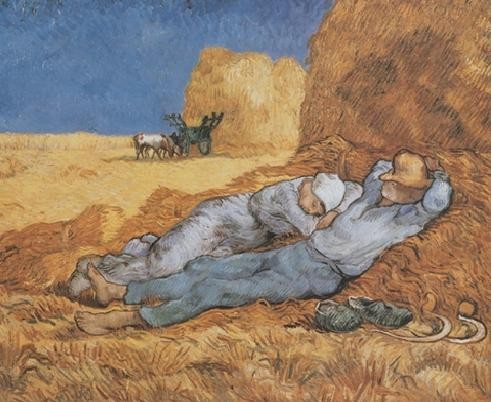 Noon: Rest from Work, 1890 Картина
