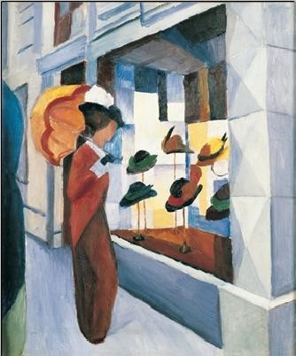 Художествен печат Milliner's Shop (Hutladen), 1923