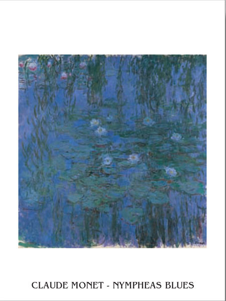 Blue Water Lilies Картина