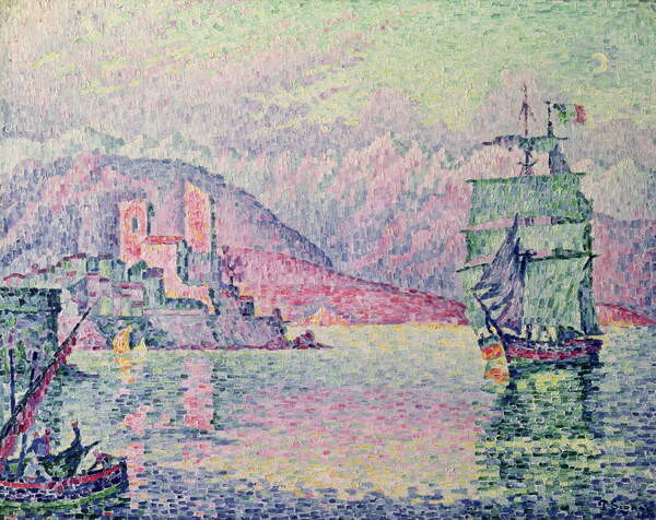 Плакат Antibes, Evening, 1914
