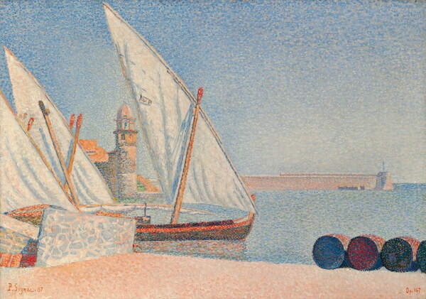Плакат Collioure, Les Balancelles, 1887