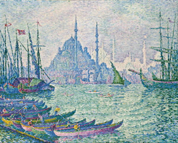 Плакат The Minarets at the Golden Horn, 1907