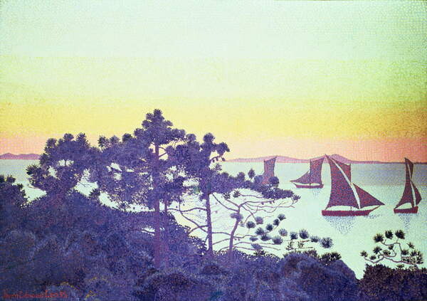 Плакат The Pointe de la Galere, 1891-92