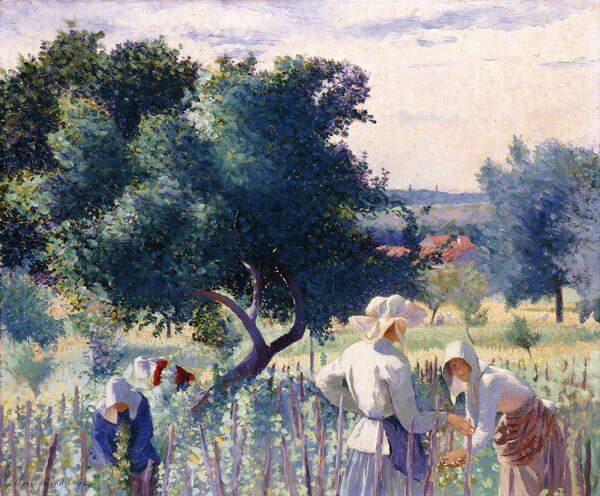 Плакат Women Binding Vines, 1890