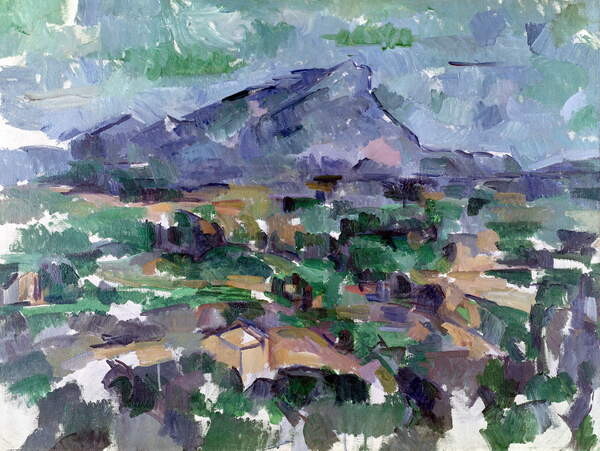 Плакат Mount Sainte-Victoire, 1904-06