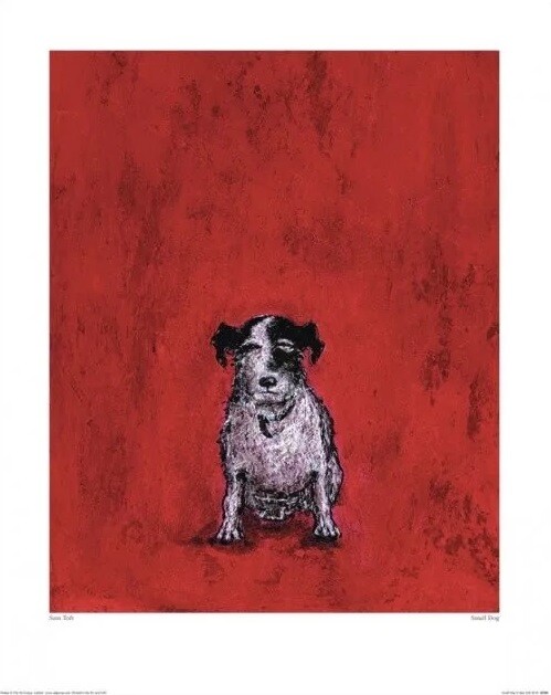 Taidejuliste Sam Toft - Small Dog