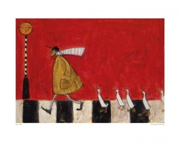 Art Print Sam Toft - Crossing With Ducks