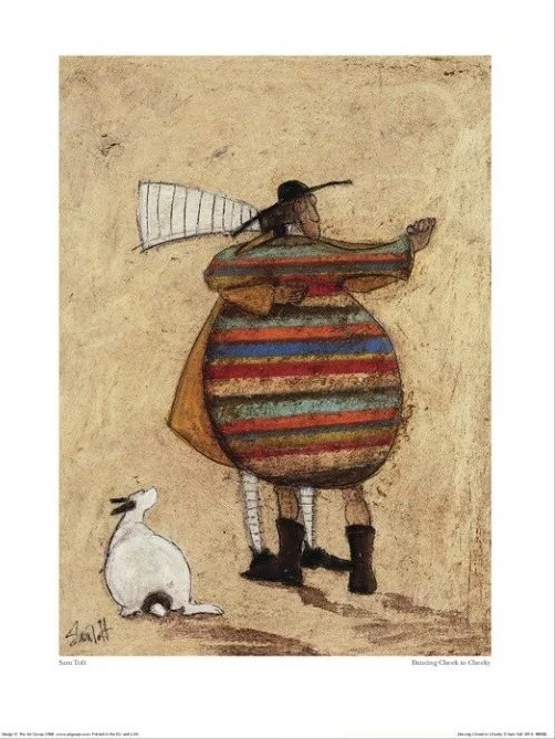 Taidejuliste Sam Toft - Dancing Cheek To Cheeky