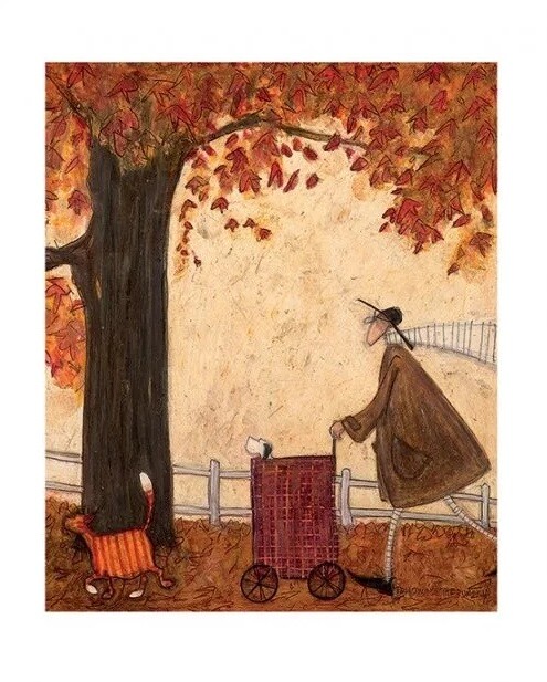 Художествен печат Sam Toft - Following the Pumpkin
